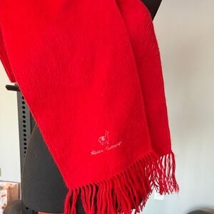 Alpaca Connection Vibrant Red Scarf